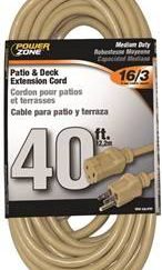 Extension Cords and Outlet Adapters