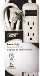 Extension Cords and Outlet Adapters